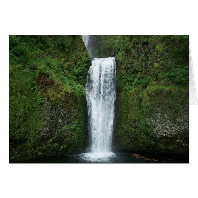 より低い滝カード (正面横)