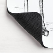 より低い肢の骨 マウスパッド (コーナー)