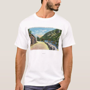 より低いcascade湖の眺め tシャツ