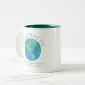 より健康な惑星Chiro ツートーンマグカップ (正面左)
