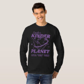 より優れた惑星の美的傾向を作る1 Tシャツ (正面フル)