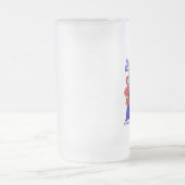 より創造的なマグがあって下さい フロストグラスビールジョッキ (中央)