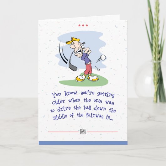 より古いバースデー・カードを得ること カード (正面)