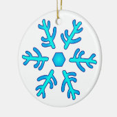 より古い印の雪片のオーナメント セラミックオーナメント (左)