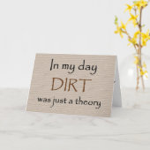 より古い土 カード (黄色い花)