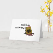 より古い土 カード (黄色い花)