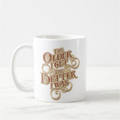 より古い良いコーヒーマグ コーヒーマグカップ (左)