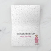 より古い誕生日眼球および水低下を得ること カード (内部)