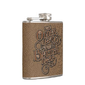 より古い フラスク (右)