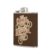 より古い フラスク (左)