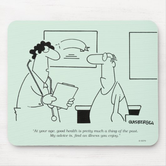 より古くなること マウスパッド (正面)