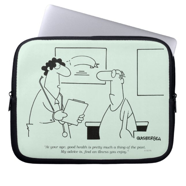 より古くなること ラップトップスリーブ (正面)