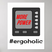 より多くのおもしろい電源ルーアやる気を起こさせる ポスター (正面)