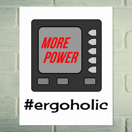 より多くのおもしろい電源ルーアやる気を起こさせる ポスター