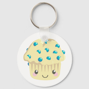 より多くのかわいいのマフィンの顔 キーホルダー