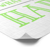 より多くのことを行う幸せなポスター ポスター (角)