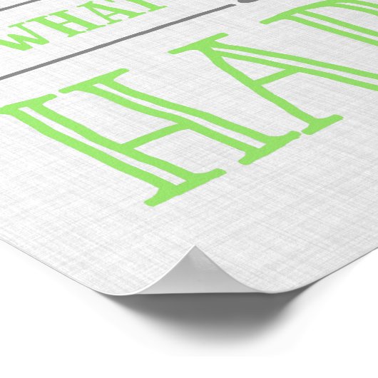 より多くのことを行う幸せなポスター ポスター (角)