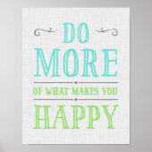 より多くのことを行う幸せなポスター ポスター (正面)