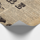 より多くのさし絵辞書のページの芸術を読んで下さい ラッピングペーパー (角)