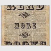 より多くのさし絵辞書のページの芸術を読んで下さい ラッピングペーパー (フラット)