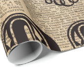 より多くのさし絵辞書のページの芸術を読んで下さい ラッピングペーパー (ロールコーナー)