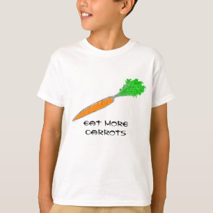 より多くのにんじんのワイシャツを食べて下さい Tシャツ
