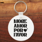 より多くのアモールポー好意レトロラブバレンタイン美学 キーホルダー (正面)