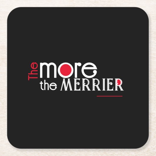 より多くのエンジメリーング引用文 スクエアペーパーコースター (正面)