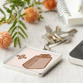 より多くのカウベル キーホルダー (側面)