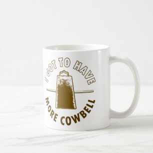 より多くのカウベル コーヒーマグカップ