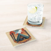 より多くのキャンプ、心配の少ない ガラスコースター (アングル)