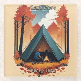 より多くのキャンプ、心配の少ない ガラスコースター