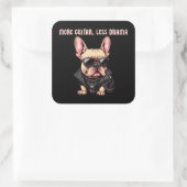 より多くのギター、より少ないドラマ スクエアシール (バッグ)