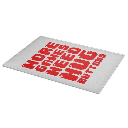 より多くのゲームはハグボタンが必要 カッティングボード (角)