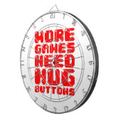 より多くのゲームはハグボタンが必要 ダーツボード (正面右)