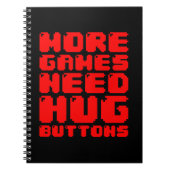 より多くのゲームはハグボタンが必要 ノートブック (正面)
