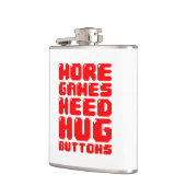 より多くのゲームはハグボタンが必要 フラスク (左)