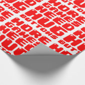 より多くのゲームはハグボタンが必要 ラッピングペーパー (角)