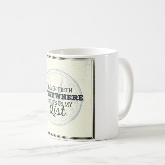 より多くのコンパスのスタンプのやる気を起こさせるな引用文は移動します コーヒーマグカップ (正面右)