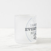 より多くのコンパスのスタンプのやる気を起こさせるな引用文は移動します フロストグラスマグカップ (中央)