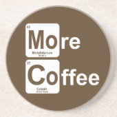 より多くのコーヒー周期表 コースター (正面)