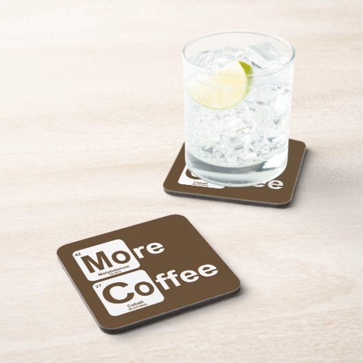 より多くのコーヒー周期表 コースター (右側)