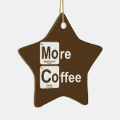 より多くのコーヒー周期表 セラミックオーナメント (右)