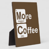 より多くのコーヒー周期表 フォトプラーク (側面)