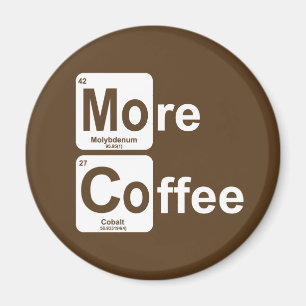 より多くのコーヒー周期表 マグネット