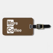 より多くのコーヒー周期表 ラゲッジタグ (正面横)
