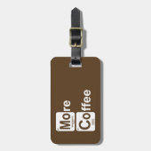 より多くのコーヒー周期表 ラゲッジタグ (正面縦)