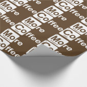 より多くのコーヒー周期表 ラッピングペーパー (角)