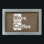 より多くのコーヒー周期表 長方形ベルトバックル<br><div class="desc">それが我々が必要とするすべての要素であり、すべての事が何から来来た!</div>