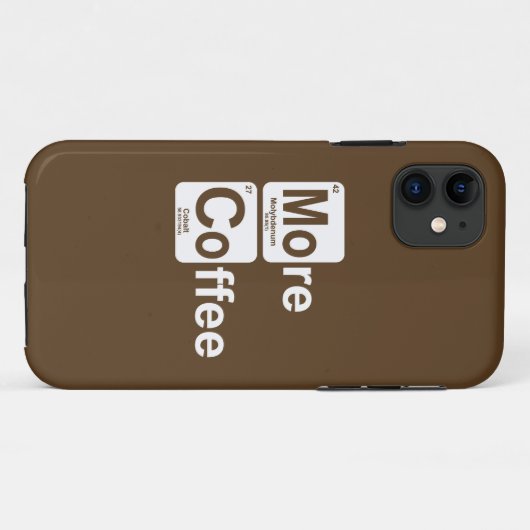 より多くのコーヒー周期表 Case-Mate iPhoneケース (裏面(横))